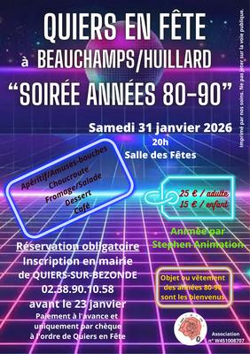 Soirée années 80