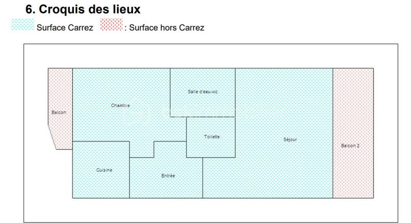 Appartement - 49 m² - 2 pièces