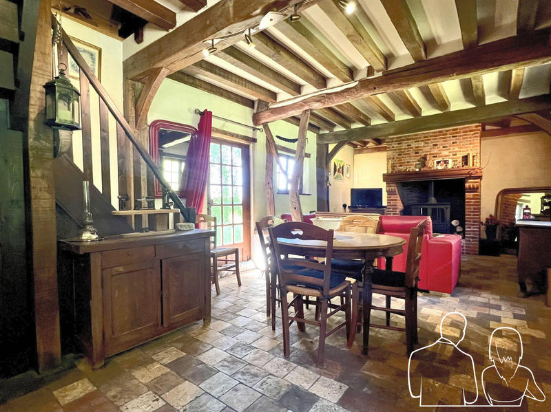 Maison ancienne - 64 m² - 3 pièces