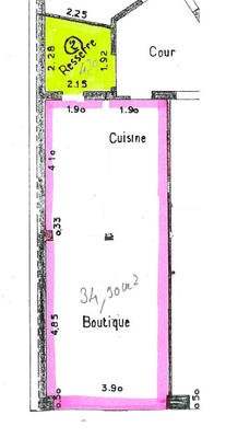 Local commercial - 39 m²