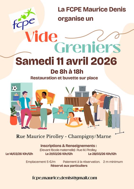 Vide greniers fcpe m denis