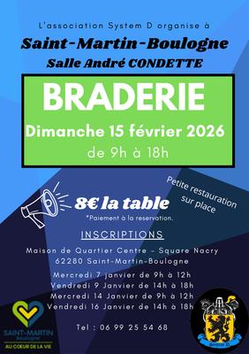 Braderie en salle