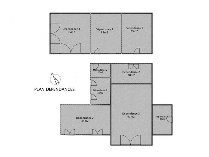 Grange - 245 m² - 9 pièces