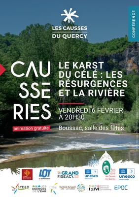 Le karst du Célé les résurgences et la rivière