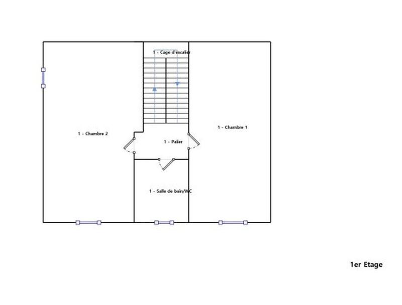 Maison - 96 m² - 5 pièces