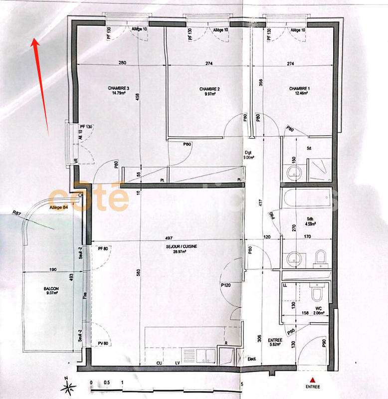Appartement - 88 m² - 4 pièces