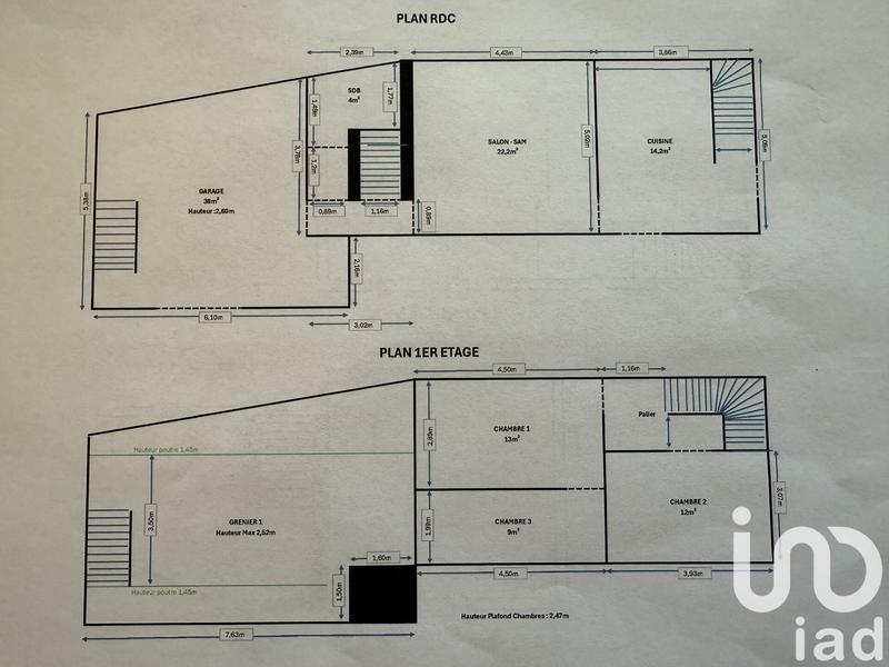 Maison - 104 m² - 5 pièces
