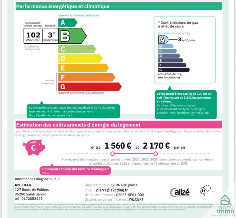 Maison - 190 m² - 5 pièces
