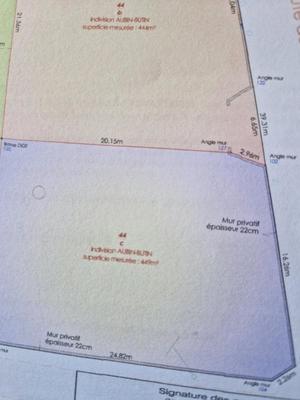 Terrain - 450 m²