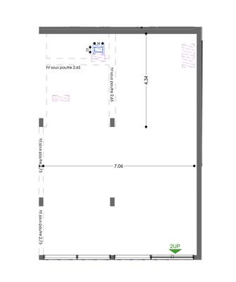 Local commercial - 74 m²