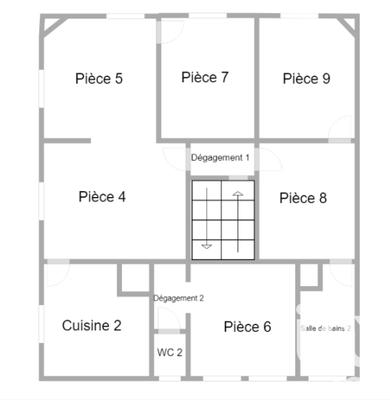 Maison de ville - 212 m² - 12 pièces