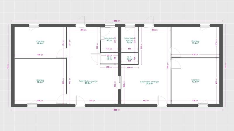 Maison - 185 m² - 8 pièces