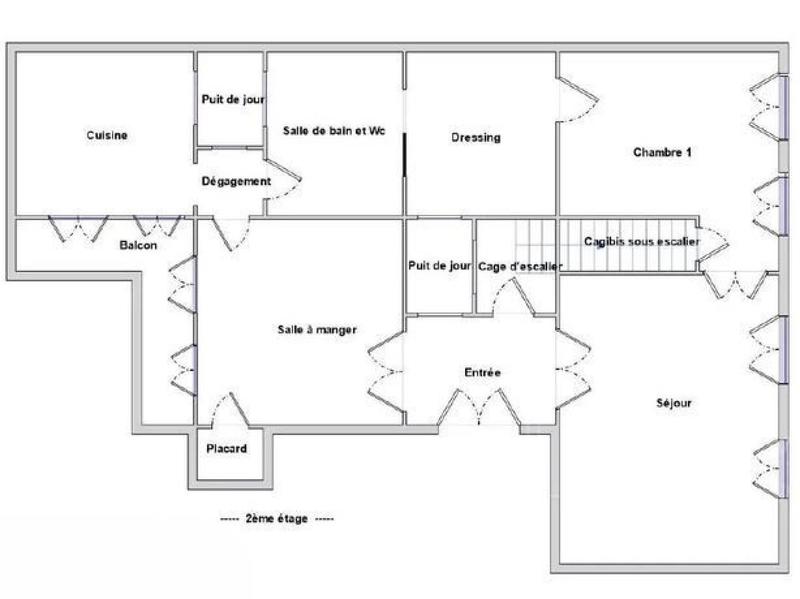 Appartement - 145 m² - 6 pièces