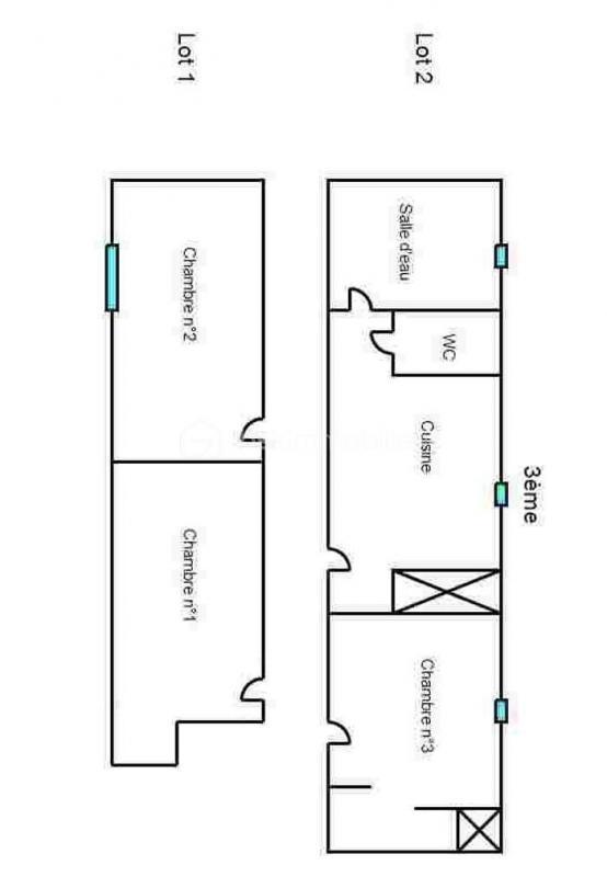 Appartement - 33 m² - 4 pièces