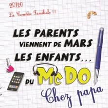 Les Parents Viennent de Mars...Les Enfants du McDo, Chez Papa - Théâtre de Jeanne, Nantes