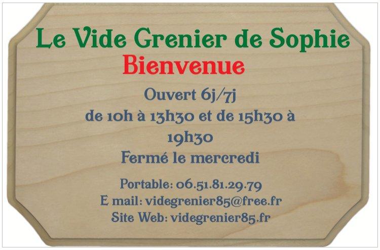 le vide grenier de Sophie