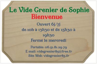 le vide grenier de Sophie