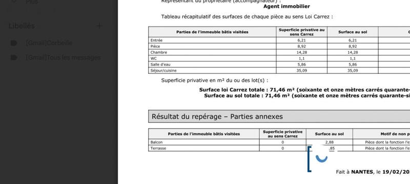 Appartement - 71 m² - 3 pièces