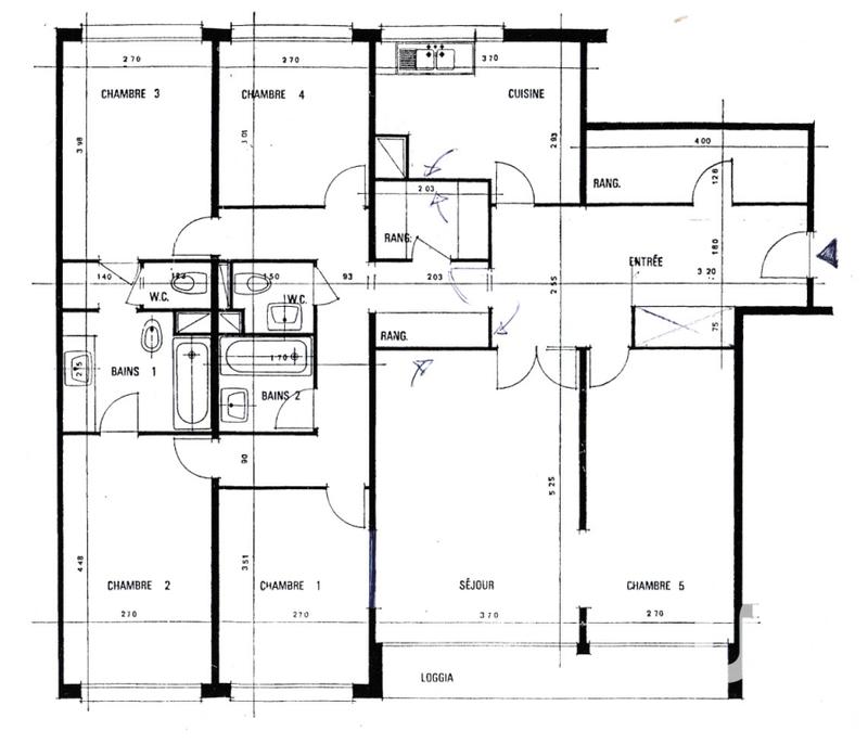 Appartement - 128 m² - 6 pièces