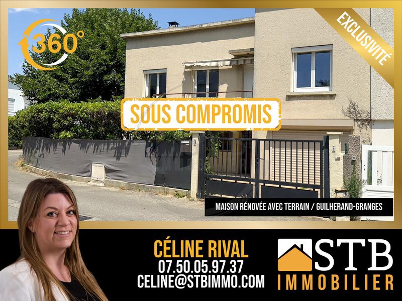 Maison - 80 m² - 3 pièces