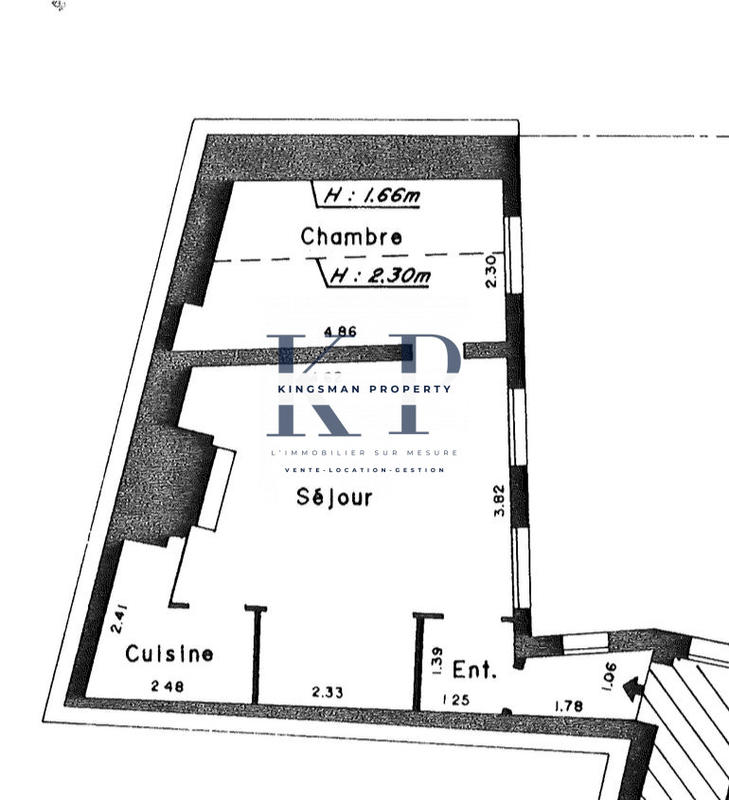 Appartement - 36 m² - 2 pièces