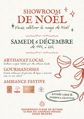 Marché de Noël- Showroom Fleur de Bitume