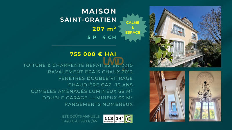 Maison - 207 m² - 5 pièces