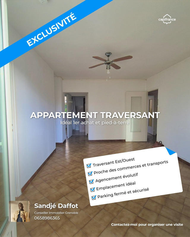 Appartement - 55 m² - 3 pièces