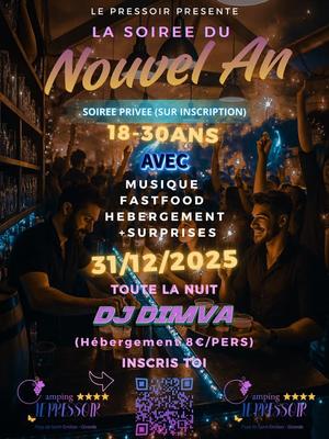 Soirée du Nouvel an au Camping le Pressoir