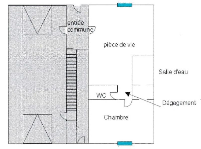 Appartement - 42 m² - 2 pièces