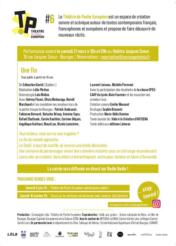 Théâtre de Poche Européen #6