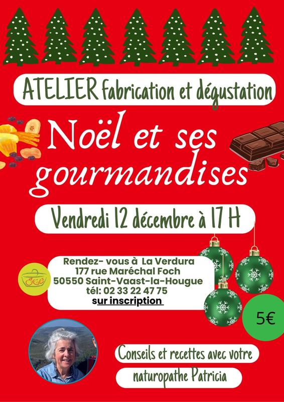 Atelier fabrication et dégustation ; Noël et ses gourmandises