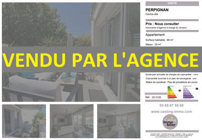 Appartement - 66 m² - 3 pièces