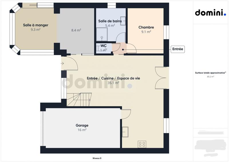 Maison - 96 m² - 5 pièces