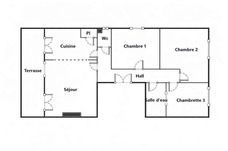 Appartement - 70 m² - 4 pièces