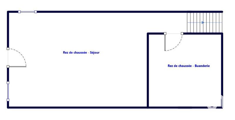 Maison de ville - 68 m² - 3 pièces