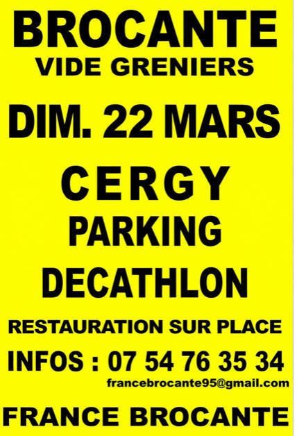 Brocante vide greniers