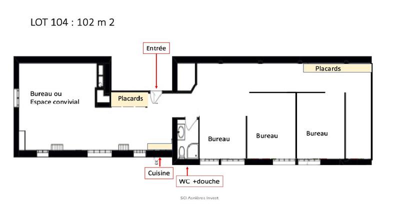 Bureau - 102 m²
