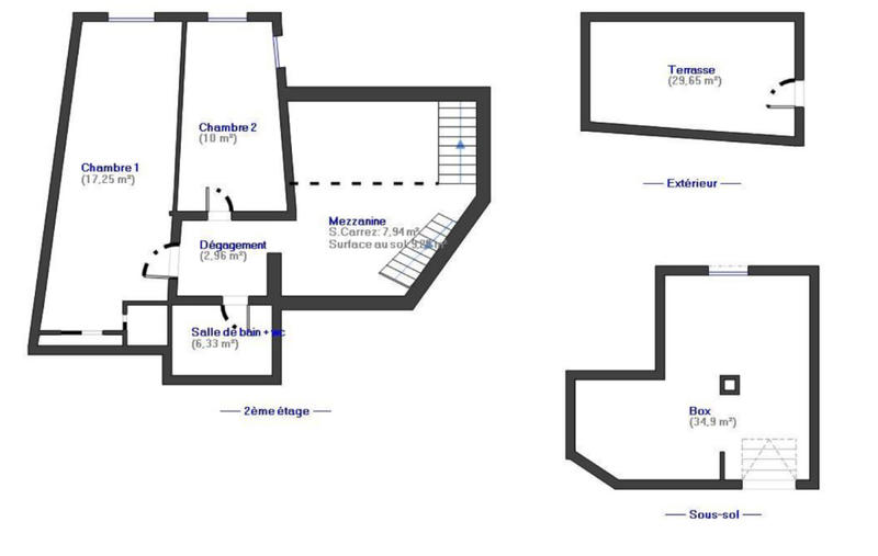 Appartement - 98 m² - 4 pièces