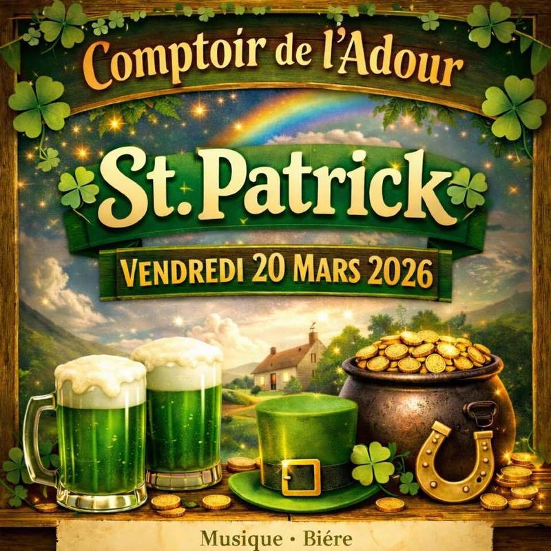 Saint-Patrick au Comptoir de l'Adour
