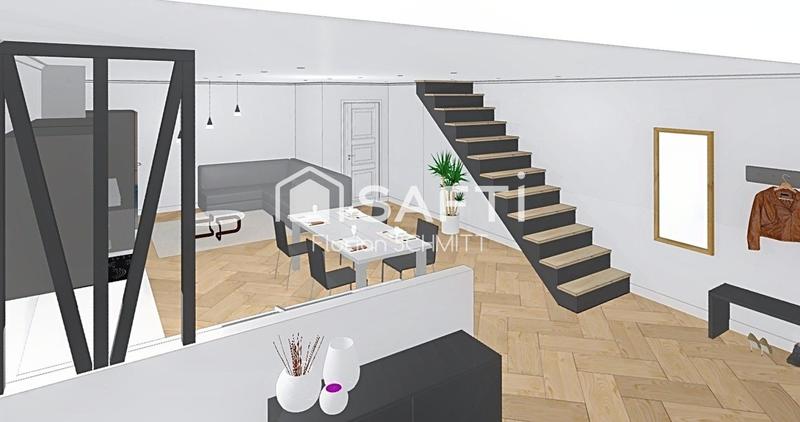 Maison - 95 m² - 4 pièces