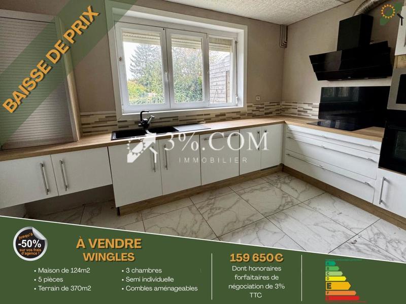 Maison - 124 m² - 5 pièces