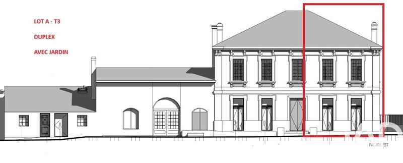 Duplex - 61 m² - 3 pièces