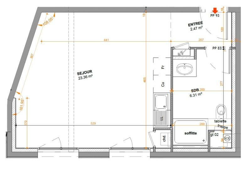 Appartement - 32 m² - 1 pièce