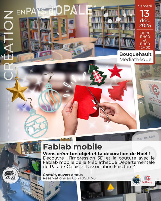 Fablab mobile - Décorations de Noël