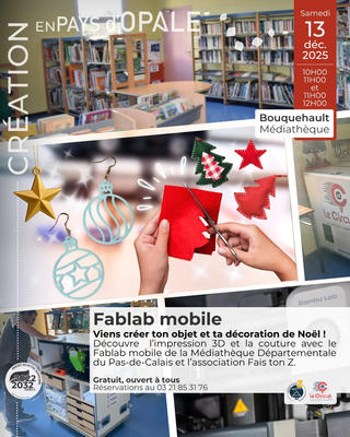 Fablab mobile - Décorations de Noël