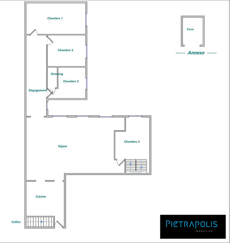 Appartement - 156 m² - 5 pièces