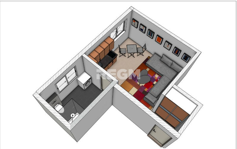 Appartement - 24 m² - 1 pièce