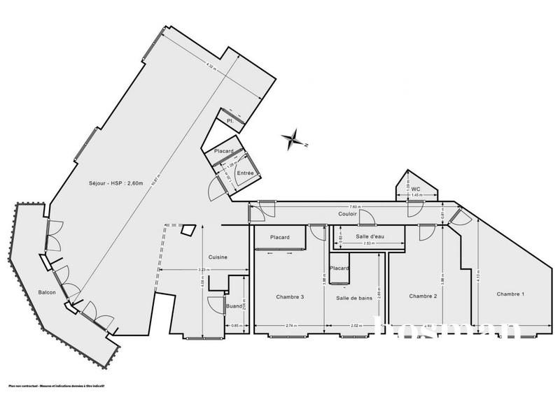 Appartement - 101 m² - 4 pièces
