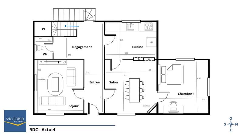 Maison - 163 m² - 7 pièces
